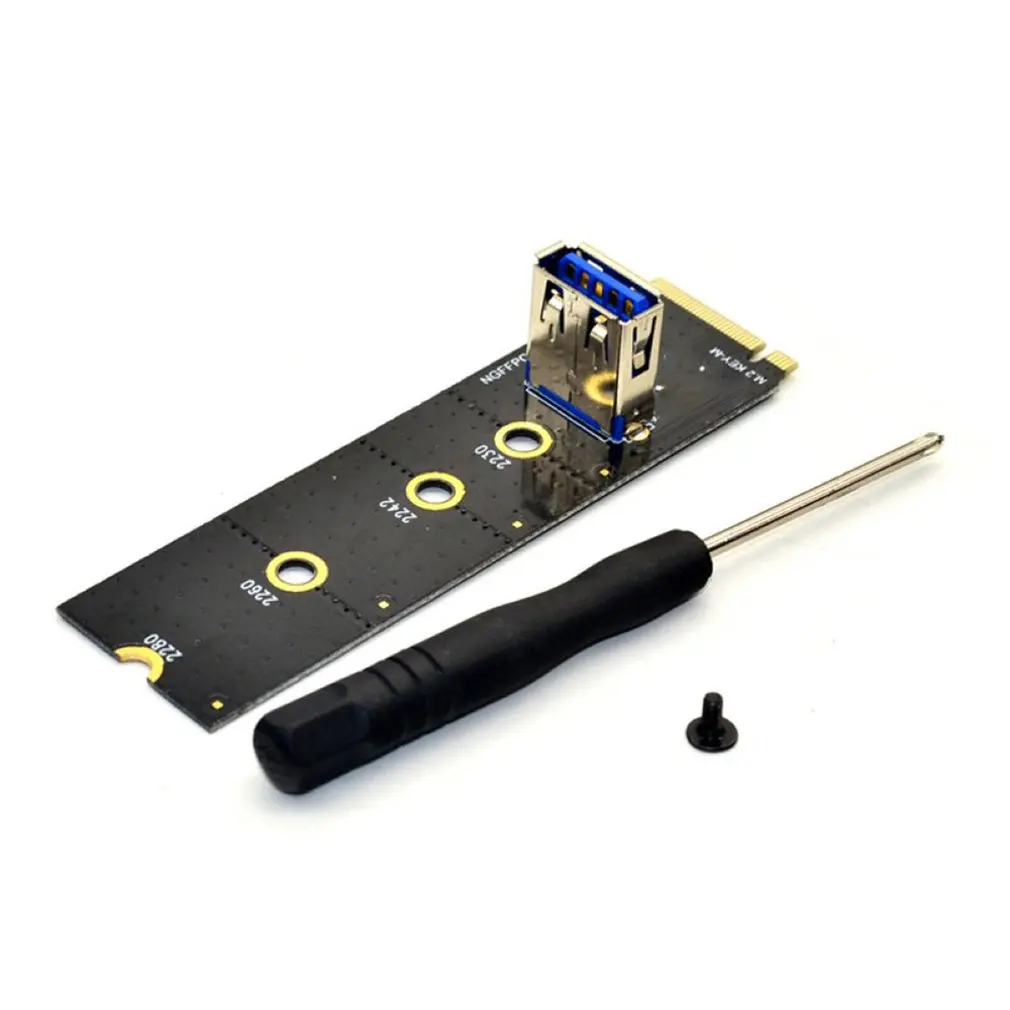 M. 2 Slot PCI-E Riser Card Slot Adapter Kortele M2 Slot Extender Adapteris Miner Kasyba