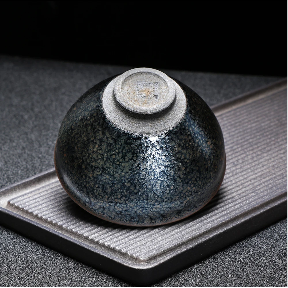 JIANZHAN Derliaus Arbatos Puodelio Keramikos Keramikos Yuteki Tenmoku Teacup Biuro Meistras Arbatos Puodeliai Vandens Puodelį Drinkware Teaware