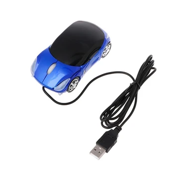 Naujas 1000DPI Mini Automobilių Formą Patvarus Laidinė Pelė USB 3D Optinė Novatoriškų 2 Žibintai Žaidimų Pelėms Skirti KOMPIUTERIO 