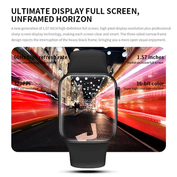 HW12 HW16 Visą Ekraną Smart Žiūrėti 2020 m 44MM 40MM Moterys Vyrai Smartwatch 2021 Padalinti Ekraną, 
