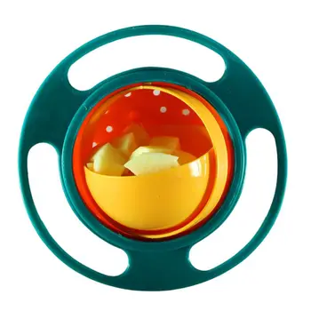 Kūdikį Krūtimi Patiekalų Žaislas Kūdikiui Gyro Bowl Universalus 360 Pasukti Pašalinis Įrodymas Patiekalus Vaikams, Kūdikių Stalo 2020 m.