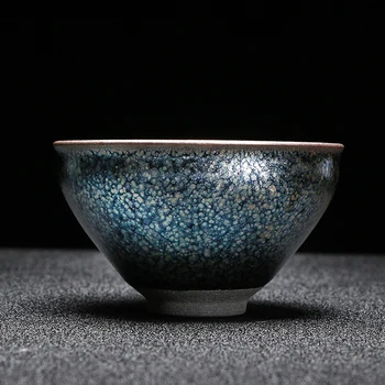 JIANZHAN Derliaus Arbatos Puodelio Keramikos Keramikos Yuteki Tenmoku Teacup Biuro Meistras Arbatos Puodeliai Vandens Puodelį Drinkware Teaware