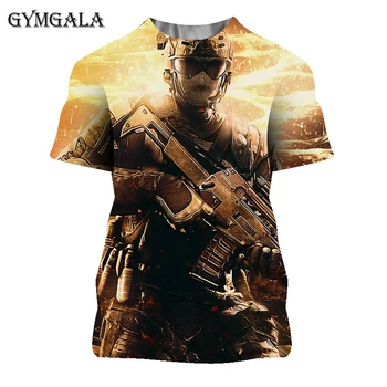 Populiarus Žaidimas Stiliaus marškinėliai Call of Duty Modern Warfare 3D Atspausdintas Streetwear Vyrų/Moterų Mados Cod marškinėliai Madinga Hip-Hop Viršūnės