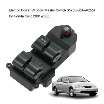 Elektros Langą pagrindinis Jungiklis Honda Civic 2001-2005 OEM:35750-S5A-A02ZA,901-602, 1AWES00100