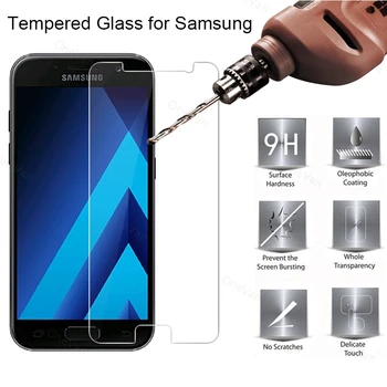 Telefonas Stiklo Samsung S11 S10 Lite S10e S11e Ekrano apsaugos Glaxy S6 S7 S5 S4 S3 S20 Fe 9H Sunku Apsauginis Stiklas