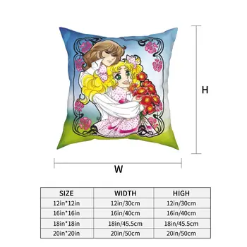 Candy Candy Užvalkalas Pagalvėlė Padengti Dekoratyvinių Anime, Manga, Japonija, Animacinis Mesti Pagalvės užvalkalą Padengti Namų 45X45cm