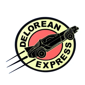 Delorean Express Pin