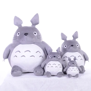 Dropship 20/30/45cm Totoro Pliušinis Lėlės Animacinių filmų Žaislai, Minkšti Totoro iškamša Pagalvė Pagalvėlės Kawaii Vaikams, Vaikų Gimtadienio Dovana