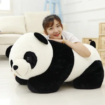 20cm 40cm 30cm 50cm Didelis Gyvūnų Pliušinis Įdaryti Žaislas, Lėlė Giant Panda Bear Pagalvę Animacinių filmų Kawaii Lėlės Vaikams Mergina Dovana